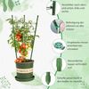 Rankhilfe 4 Stück 45 cm Tomaten Einstellbar Gurken für Salatgurken Bild 4