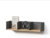 Livinity® Bücherregal Lorena, Anthrazit/Goldkraft Eiche, 90 x 20 cm, 1-tlg. Bild 4
