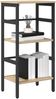 vidaXL Bücherregal Sonoma-Eiche 40 x 29,5 x 81 cm Holzwerkstoff 883899 Bild 3