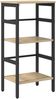 vidaXL Bücherregal Sonoma-Eiche 40 x 29,5 x 81 cm Holzwerkstoff 883899 Bild 2
