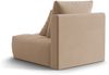 Micadoni Armloses Modul Bloom Samt Casino Sand Bild 3