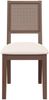 vidaXL Esszimmerstühle mit Kissen 2 Stk. Braun Massivholz Gummibaum 4102476 Bild 5
