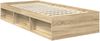 vidaXL Bettrahmen mit Kopfteil Sonoma 90 x 190 cm Massives Kiefernholz 3411066 Bild 5