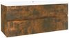 vidaXL Waschbeckenschrank mit Einbaubecken Räuchereiche Holzwerkstoff 3152885 Bild 4
