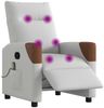 vidaXL Massagesessel Elektrisch Wolkengrau Stoff 3323997 Bild 3
