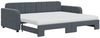 vidaXL Tagesbett Ausziehbar mit Matratzen Dunkelgrau 90x200 cm Samt 3196954 Bild 2
