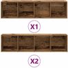 vidaXL Bücherschränke 3 Stück Altholz Holzwerkstoffe 3328549 Bild 5