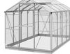 GFP Gewächshaus Opal 5 Glasgewächshaus 192x317 cm | Aluminium-Rahmen, 4 mm Sicherheitsglas | mit Fundamentrahmen und autom. Fensteröffner Bild 2