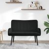 vidaXL 2-Sitzer Sofa Schwarz 115 x 61 x 87 cm Samt (V) 42028918 Bild 3