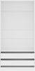 vidaXL Kleiderschrank Weiß 100×50×200 cm Spanplatte [800603] Bild 3