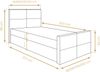 AX LIVING Boxspringbett Braun Aleyna Bett 80 x 200 mit Bettkasten Bild 4