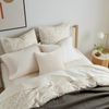 4er Set Topfinel Kissenbezug 50x50 Creme Weiß Cord körnig für Sofa Schlafzimmer Bild 4
