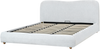 Bett mit Stauraum BLAGNAC Stoff Hellgrau 180 x 200 cm Bild 4