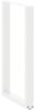 vidaXL Bartischbeine U-Form 2 Stk. Weiß 60x(100-101) cm Stahl 4013237 Bild 4