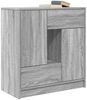 vidaXL Sideboard mit Schubladen und Türen Grau Sonoma 70,5x34x74,5 cm 861846 Bild 4