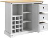 VidaXL Küchenaufbewahrung Weiß und Honigwachs 112 x 70 x 91,5 cm 42033379 Bild 5