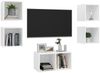 vidaXL 5-tlg. TV-Schrank-Set Weiß Spanplatte [3079601] Bild 3