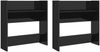 vidaXL Wand-Schuhschränke 2 Stk. Hochglanz-Schwarz 60x18x60 cm 806736 Bild 2