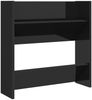 vidaXL Wand-Schuhschränke 2 Stk. Hochglanz-Schwarz 60x18x60 cm 806736 Bild 5