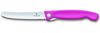 Victorinox Swiss Classic Faltbares Gemüsemesser Wellenschl. pink Blister Bild 3