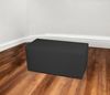Dmora Pouf București, Mehrzwecksessel, Sitzsack, Hockerhocker, Made in Italy, 40x90 h42 cm, Dunkelgrau Bild 2