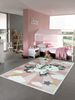 Carpetia Kinderteppich Kinderteppich Babyteppich Mädchen Einhorn Regenbogen rosa creme, rund, Höhe: 13 mm Bild 2