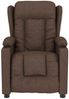 vidaXL Massagesessel Braun Stoff 339062 Bild 2