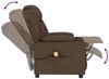 vidaXL Massagesessel Braun Stoff 339062 Bild 5