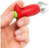 Haushalt International Obstschneider Erdbeer Schneider & Entstieler Set Kunststoff 2 Tlg. Set, (2-tlg), 2 Geräte, Schneide Edelstahl, robuster Kunststoff, für Erdbeeren Bild 3