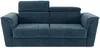 Vente-unique - RIZORA Sofa Stoff Blau - B 223 cm96 cm x H 88 cm x L 230 cm Bild 3
