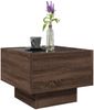 vidaXL Beistelltisch mit LED Braun Eichen-Optik 40x40x30 cm 847503 Bild 5
