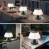 PRIISF LED Solarleuchte LED Solar Tischlampe Mobile Akku Tischleuchte Außen Schreibtischlampe, Dimmbare, Solartischlampen mit Lichtsensor, Wasserdicht IP54, Aussen Lampe Akku USB, Neutralweiß, Warmweiß, 2in1 USB und Solar Aufladbar Kabellose Lampe Gart... Bild 4