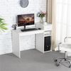 Yaheetech Schreibtisch, Computertisch mit Ablagefach und Schublade Bild 3