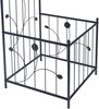 Rosenbogen Barisciano mit 2 Blumenkästen Schwarz [casa. pro] Bild 4