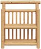 vidaXL Wandregal mit Regal Wandmontiert Natur 40 x 13 x 44 cm Bambus 4106586 Bild 5
