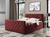 Boxspringbett Utren, Rot, 200x200 cm Bild 2