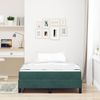 vidaXL Boxspringbett mit Matratze Dunkelgrün 120 x 200 cm Stoff 3398686 Bild 3