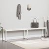 vidaXL Bank Weiß 200 x 35 x 45 cm Massives Kiefernholz 892778 Bild 4