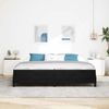 vidaXL Boxspringbett mit Matratze Schwarz 200 x 200 cm Stoff 3398715 Bild 3