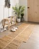 Teppich SANGLI Beige 80 x 300 cm Jute Bild 3