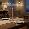 Relaxdays LED Stabkerzen 2er Set Bild 2
