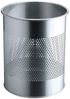 DURABLE Papierkorb Metall rund 15L Perforation 165mm silber (331023) Bild 3