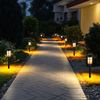 3er Set LED Solarleuchten, Erdspieß, schwarz, H 43 cm Bild 3