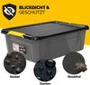 MONZANA® 4x Aufbewahrungsbox mit Deckel 30L Kunststoff Bild 5