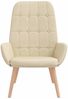 vidaXL Relaxsessel Creme Stoff 4102645 Bild 2