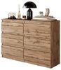 Furnica Kommode 6 Schubladen, Sideboard, Schubladenschrank Breite 100cm Höhe 71cm Bild 4