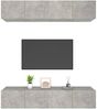vidaXL TV-Schränke 4 Stk. Betongrau 80x30x30 cm Holzwerkstoff 3114185 Bild 4