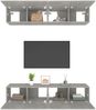 vidaXL TV-Schränke 4 Stk. Betongrau 80x30x30 cm Holzwerkstoff 3114185 Bild 5