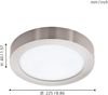 Eglo 96677 Smart Light LED Aufbauleuchte FUEVA-C Ø22,5cm rund 2700-6500K dimmbar in nickel-matt mit Connect Funktion Bild 4