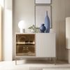 Masseno Kommode SENTIERO 104 cm Sideboard mit 2 Türen Kaschmir Bild 2